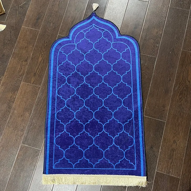 Customized High Quality Quilted Sejadah Thick Foam Padded Prayer Mat Muslim Islamic Prayer Rug Mat