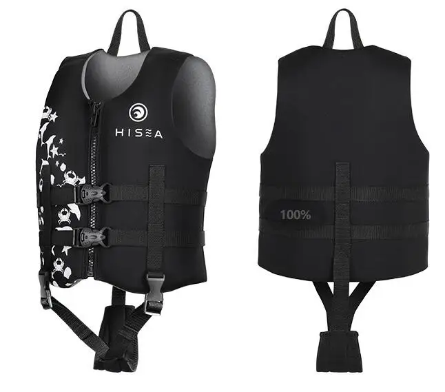 CE Certificated High End Customized Kids Girls Boys Nylon Neoprene EPE Foam Boat Paddle Swim Water Life Vest Jacket