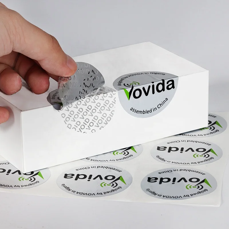  Custom printing self adhesive waterproof uv label void tamper evident warrning stickers sticker