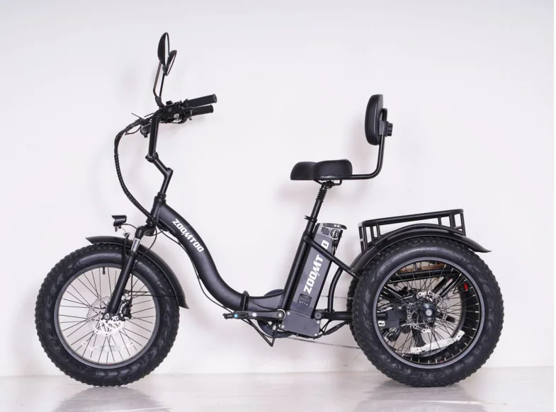 Portable Electric Tricycle Pick Up Children And Elderly People To Buy Food Moped