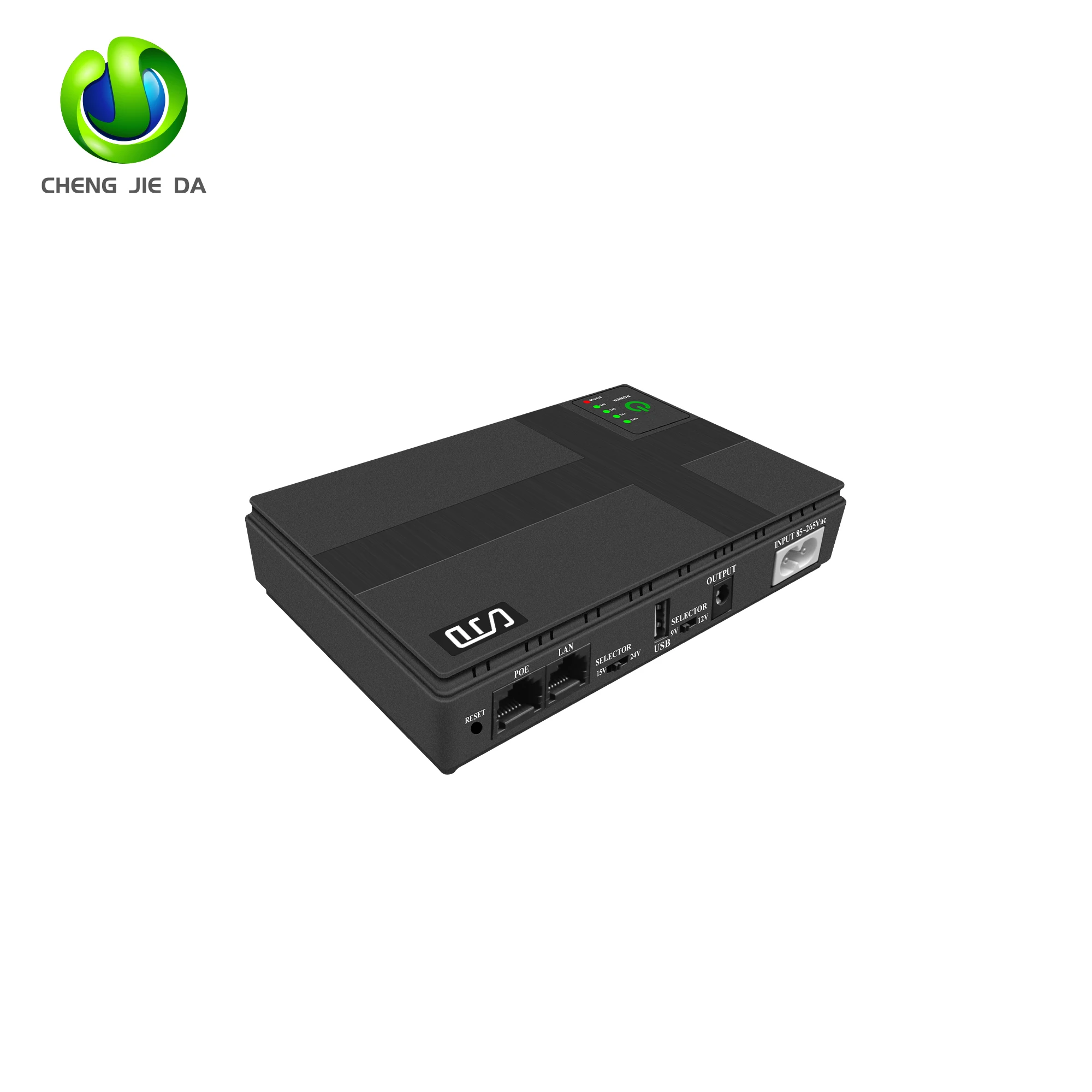 9v 12v 15v 24v POE Port Mini DC UPS Power Supply Lithuim Batteries 10400Mah 36w DC Mini UPS For for Wifi Router