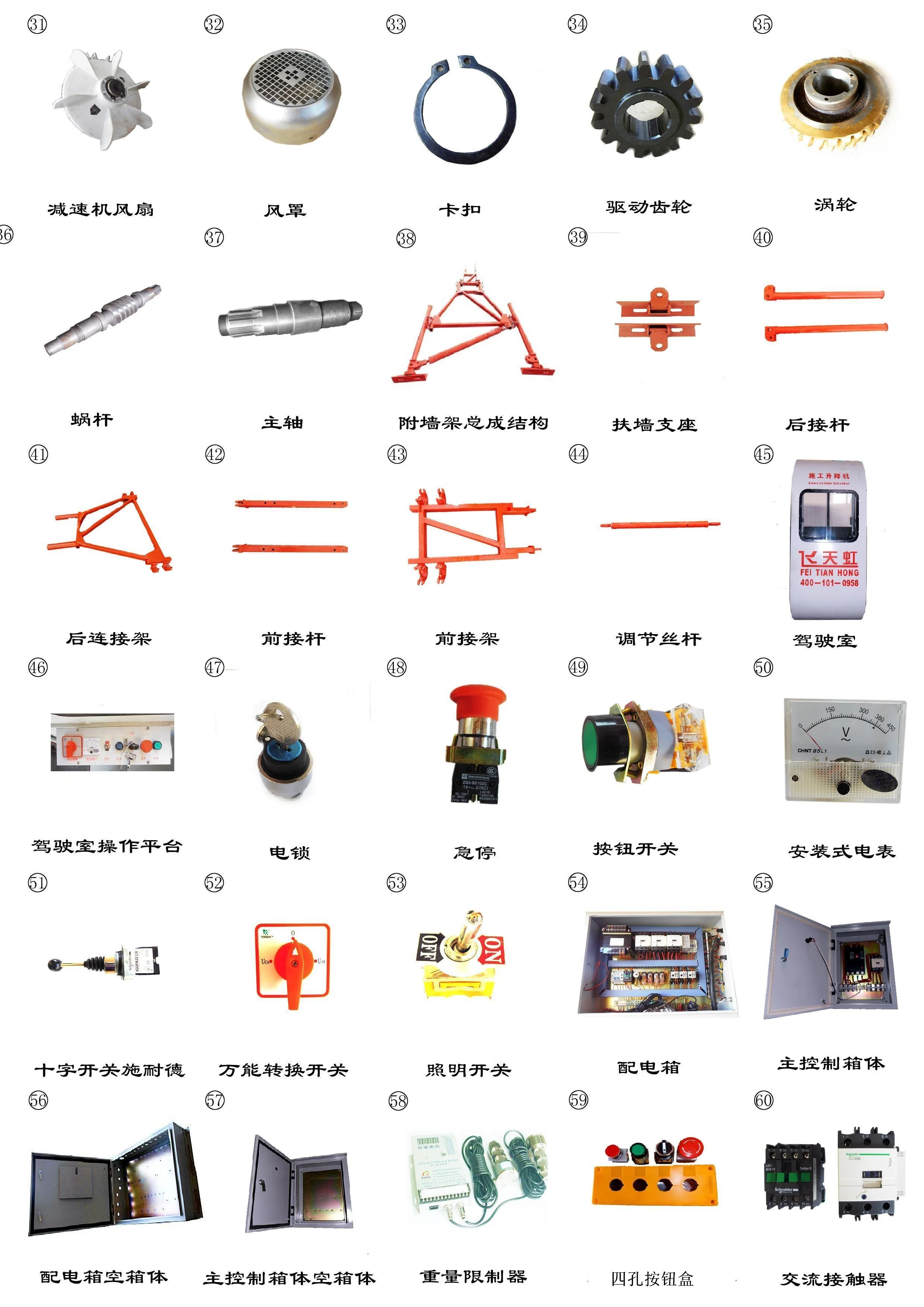 passenger hoist parts sc200 passenger hoist spider coupling rubber
