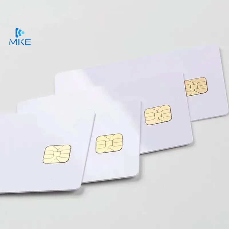 blank pvc card 4428 contact chip membership card