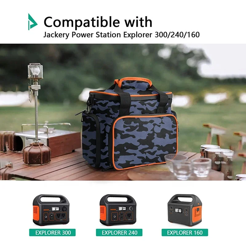Mergeboon Пользовательские дорожные сумки для мобильного электростанция на открытом воздухе портативный двойной слой Чехол блока питания