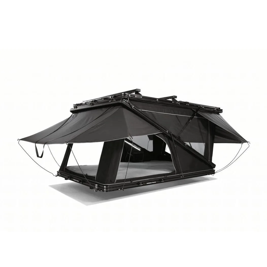 Multifunctional High Quality Aluminium Hard Shell triangle Top Rooftop Tents Camping Hiking Home Foldable Soft Vin