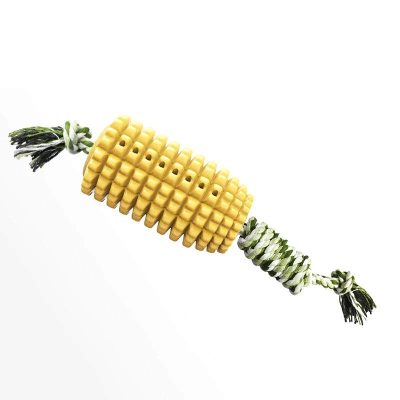 Amazon Hot Sale Corn Shape Dog Chew Toy Interactive Puppy Chew Toy Bite-Resistant Toothbrush Teeth Clean Pet Dog Toys