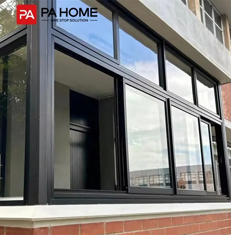PA french energy efficient smart sash aluminum sliding glass window