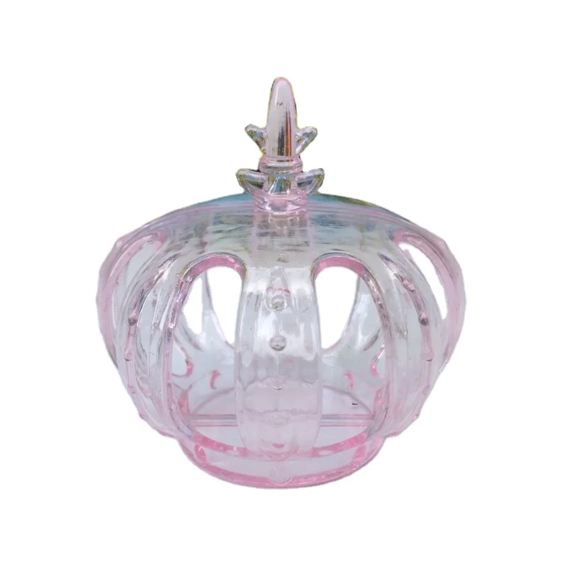wholesale Plastic Pearlescent coating crown shape Candy Box Oriental india arab  Dragee Container Party Favors Gift We