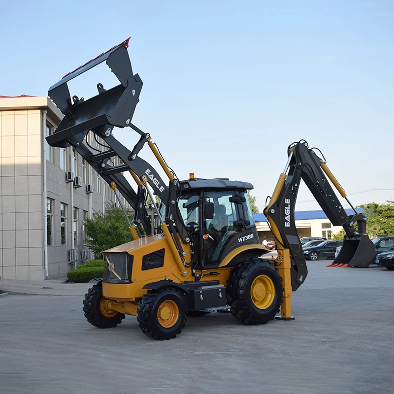 Low Price Euro5 Epa Engine Diesel Backhoe Loader 4x4 China Small Mini Retroexcavadora Loaders Used Backhoe Loader For Sale
