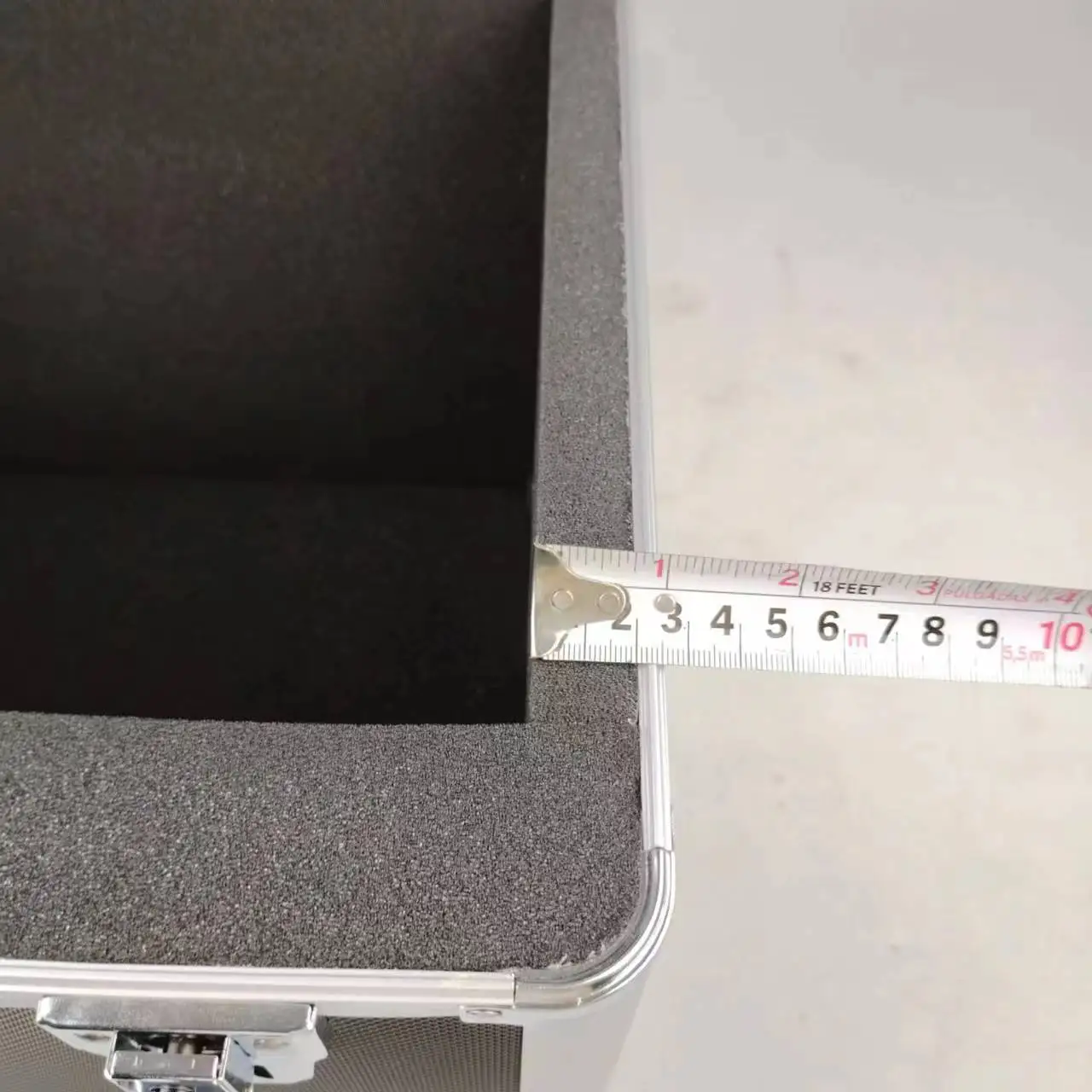 Aluminum CD DVD Storage DJ Case,Aluminium MetalDJ Large Flight Box,CD DVD Empty Carry Case,Silver Aluminium DJ Flight Carry Case