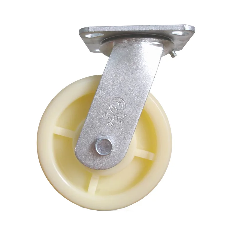 High Standard  Universal Wheels Omni-directional Castor Wheel Rubber Quiet Casters with Brakes for Removal Van Guided Vehicle