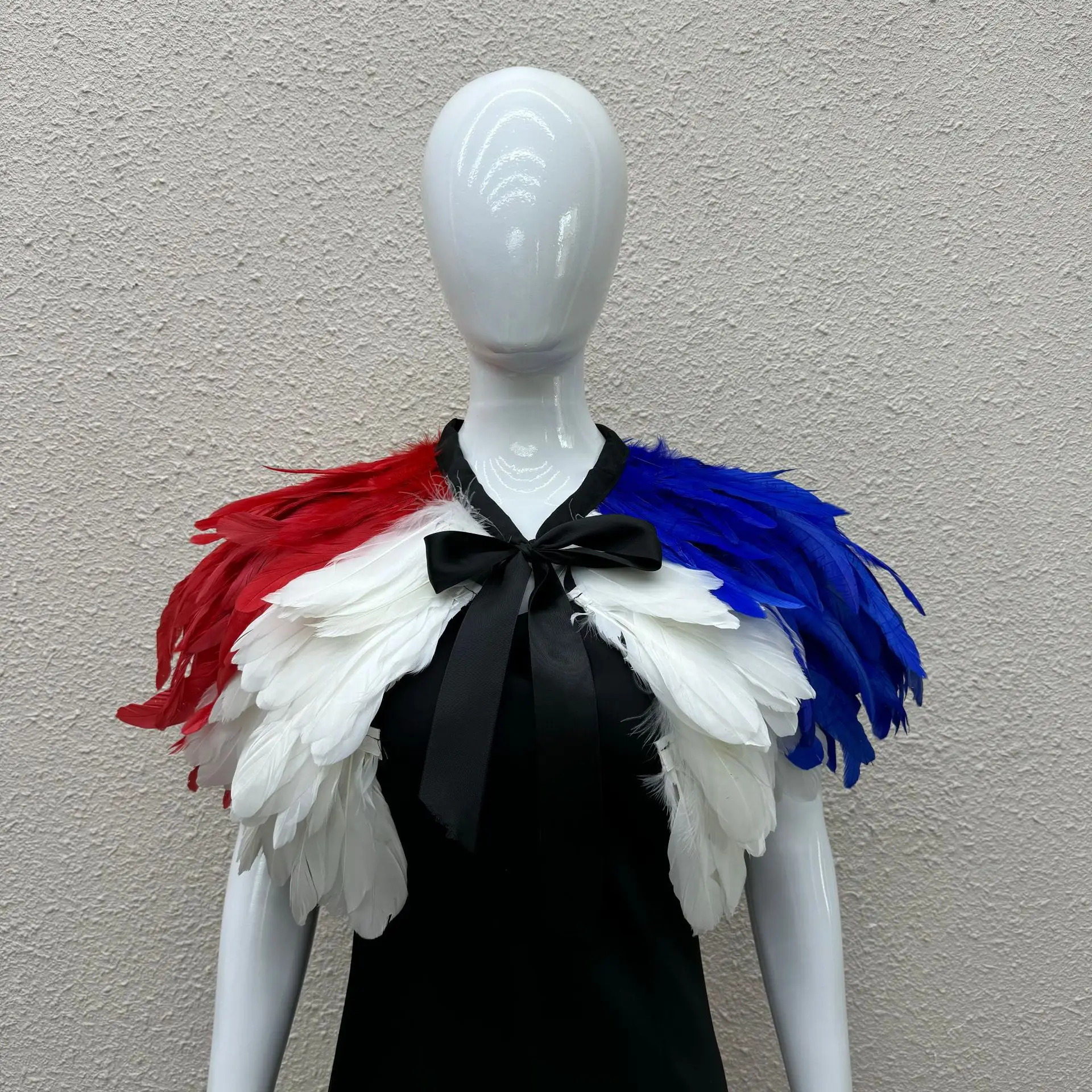 Dress Up Decorative Feather Cape Halloween Masquerade Costume Holiday Celebration Costumes Accessories
