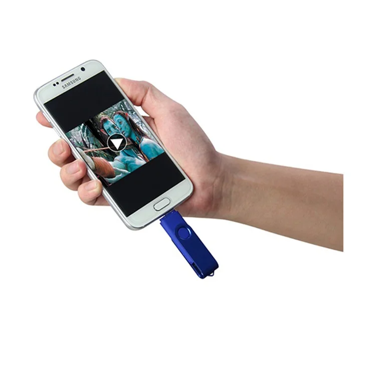 OTG-01 USB Flash Drive 32GB 16GB USB 2.0 Dual Mini Drives 128GB 64GB Pendrives For Pc And Android Phones