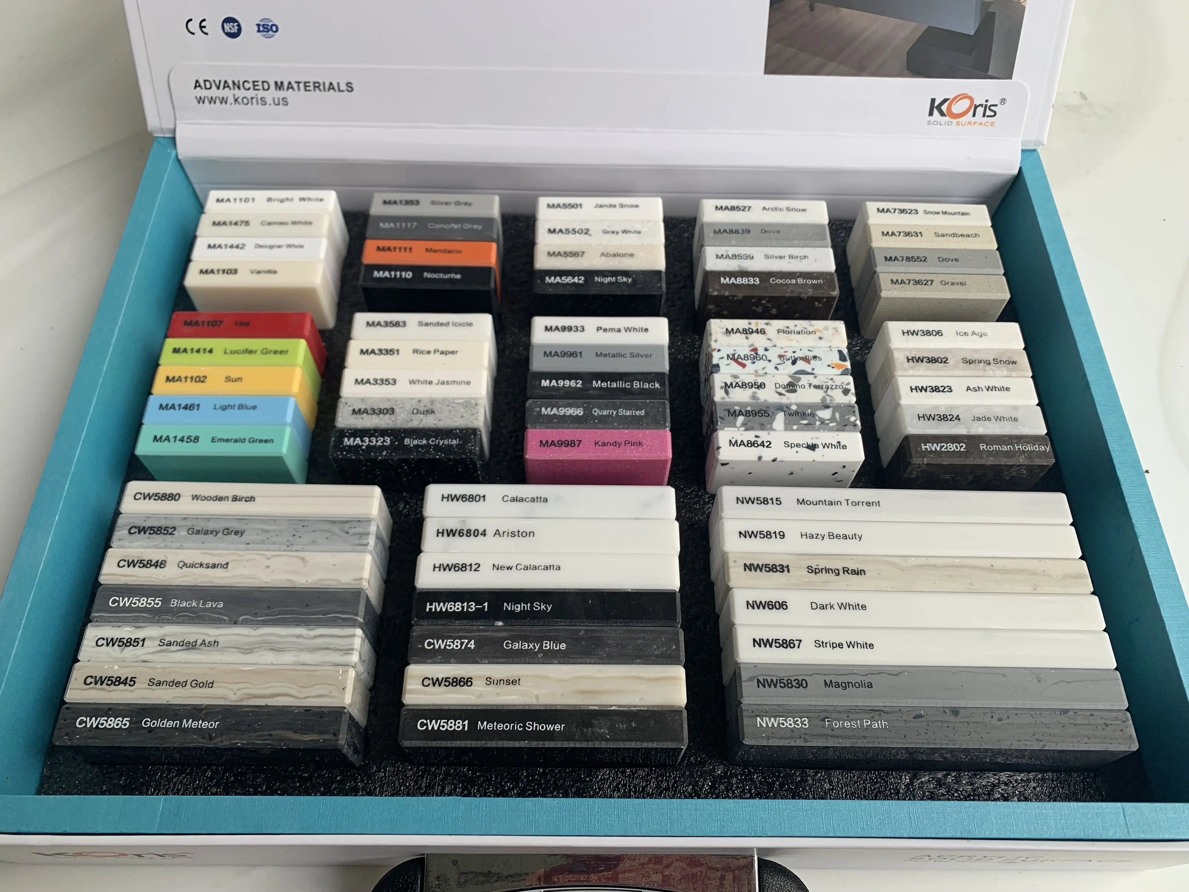 Staron / Hanex /Koris High-end Best Quality  Non Porous Big Slab 6-30mm Solid Surface Marble Sheet