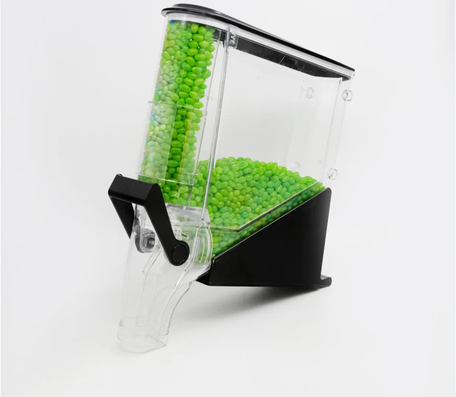 supermarket display plastic gravity bin dispensadores de granos grain dispenser for bulk foods