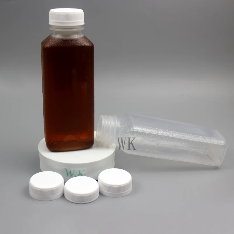 Manufacturer Food Storage PP Bottles Plastic Clear Hot Fill Bottle Sauce Honey Milk Kitchen Durable Food Container With Caps