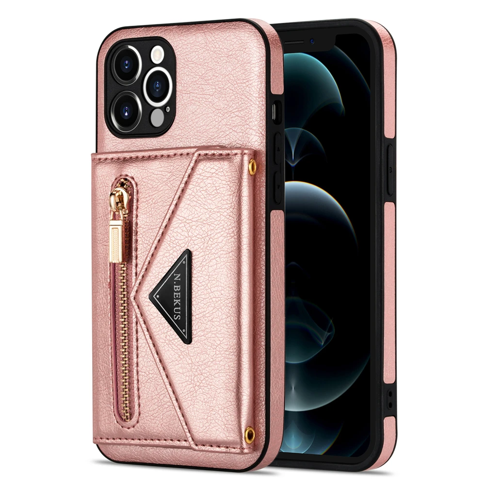 Luxury PU Leather Phone Case For iPhone 12 Pro MAX Slim Wallet Card Back Cover For iPhone 12 Mini 11 XSMAX XR XS X 8 7 SE 2020