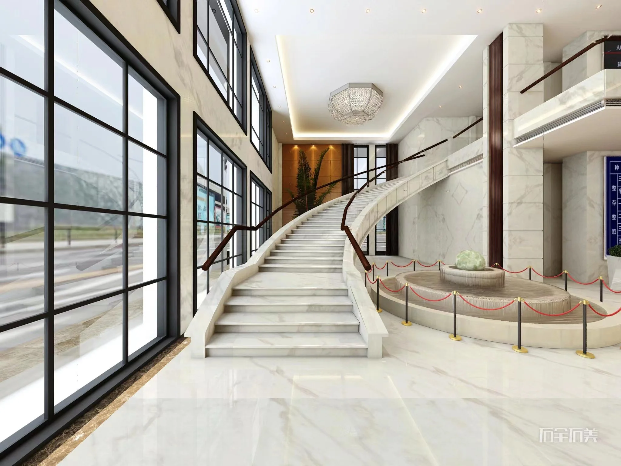Luxury Calacatta White Marble Interior TV Sofa Background Wall Decoration Natural White Marble