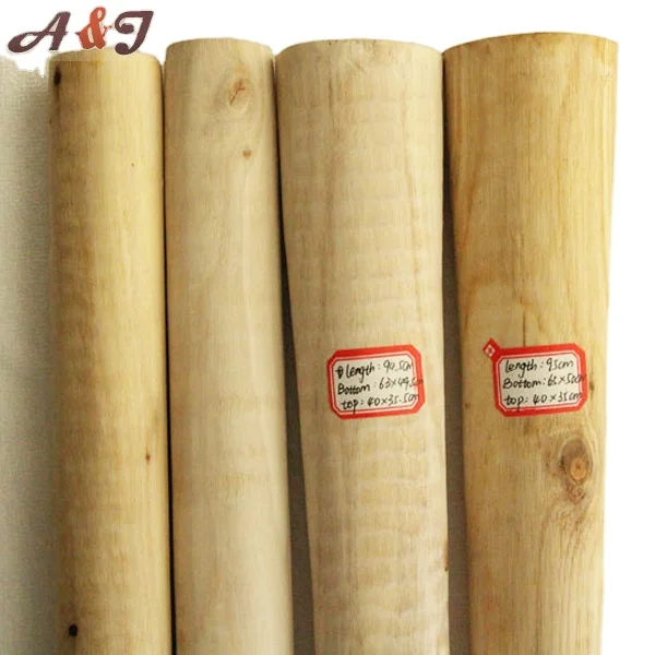 Hot sale Oval wood pole length 75cm for rake