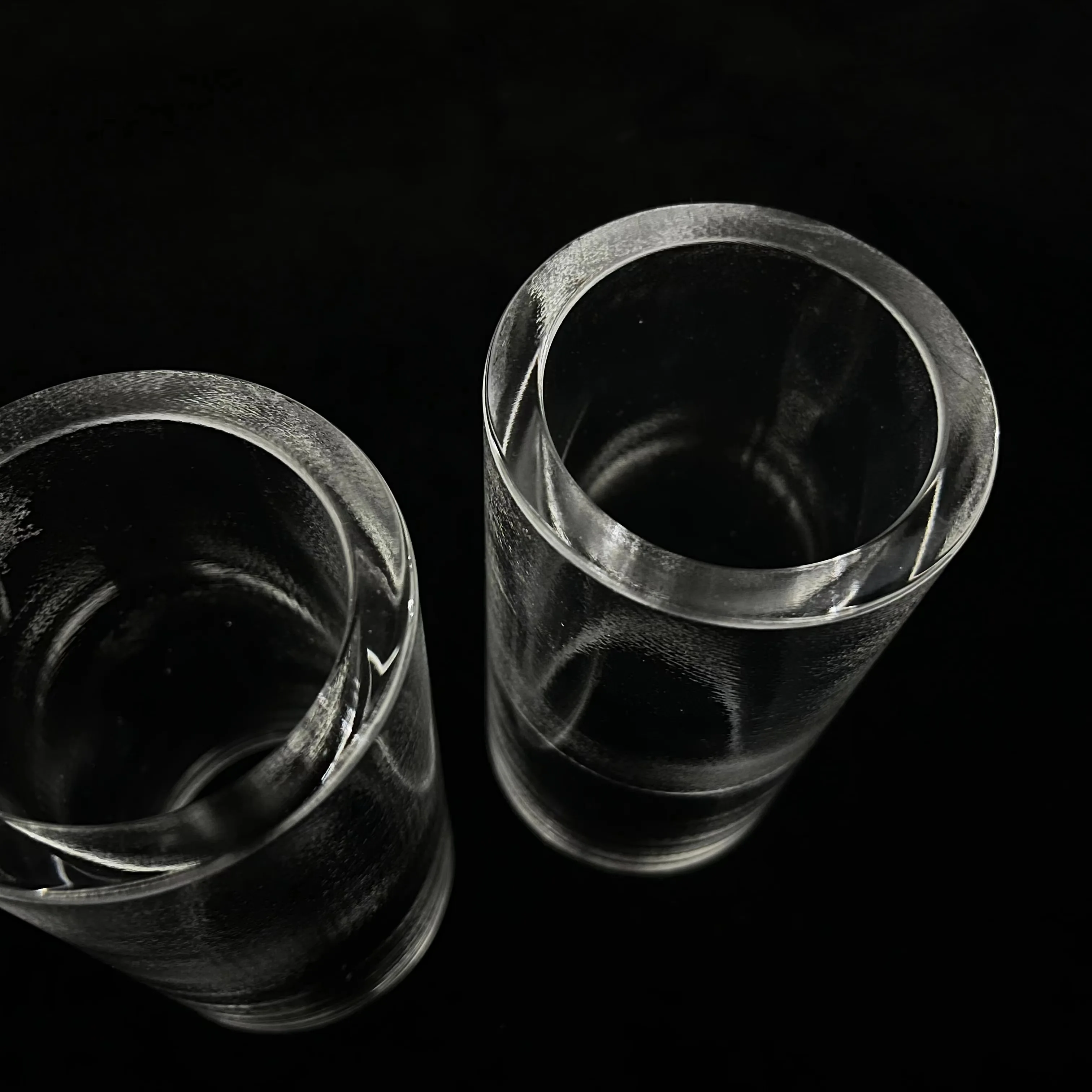 Heat resistant Customized Frosting surface treatment Borosilicate Quartz pipe Quartz glass tube