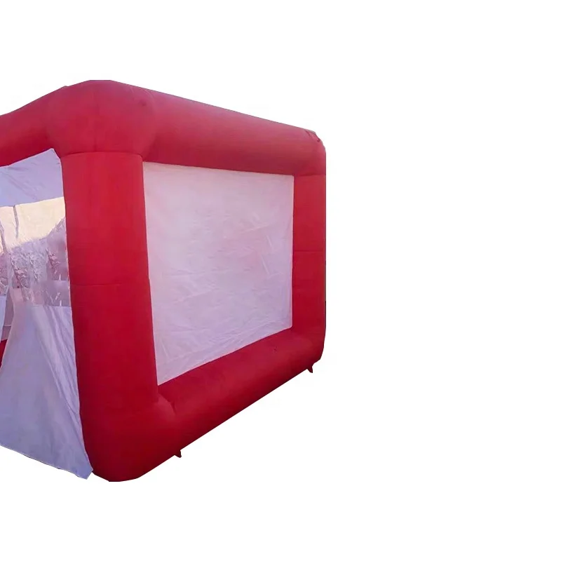 Inflatable disinfection tunnel with electronic disinfection machine