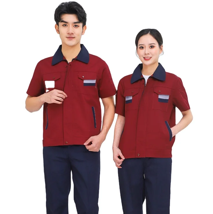 China unisex property 4s shop auto repair/petroleum oil field safety coverall workwear