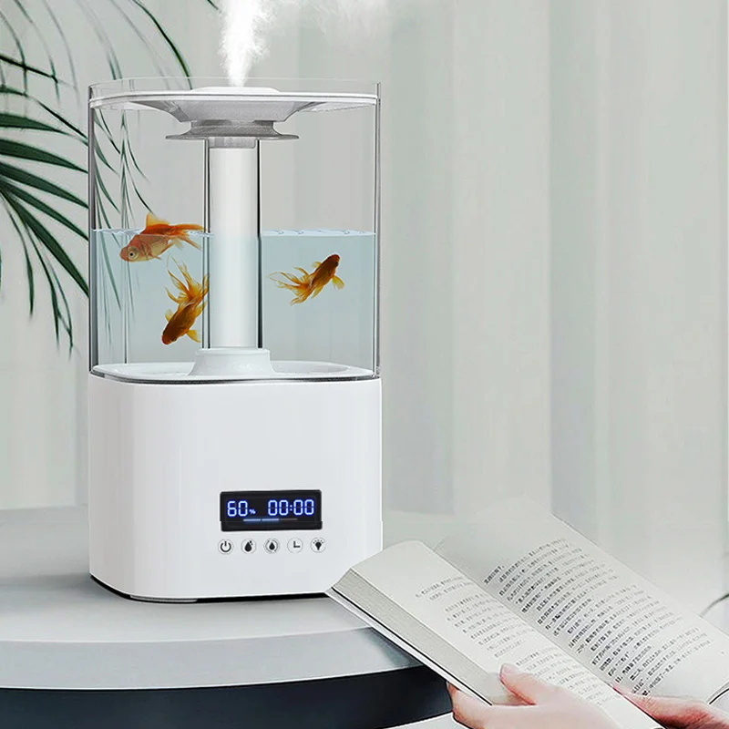 Светодиодный увлажнитель воздуха с таймером и дистанционным управлением, л