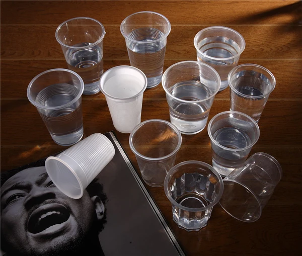 16oz Pet/PP Cup Disposable Plastic Cold Drinks Custom Ice White Party Plastic Cups Transparent Coffee Plastic with Lid