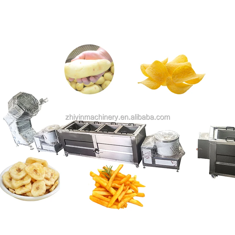 SUS304 Semi Automatic Snacks Food Frying Machinery French Fries Fryer Potato Chips Nut Cashew Frying Equipment