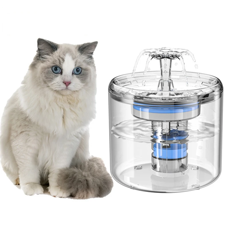 Умный питьевой фонтан для кошек, автоматический бесшумный дозатор воды с постоянной температурой, для собак и кошек, товары для домашних животных