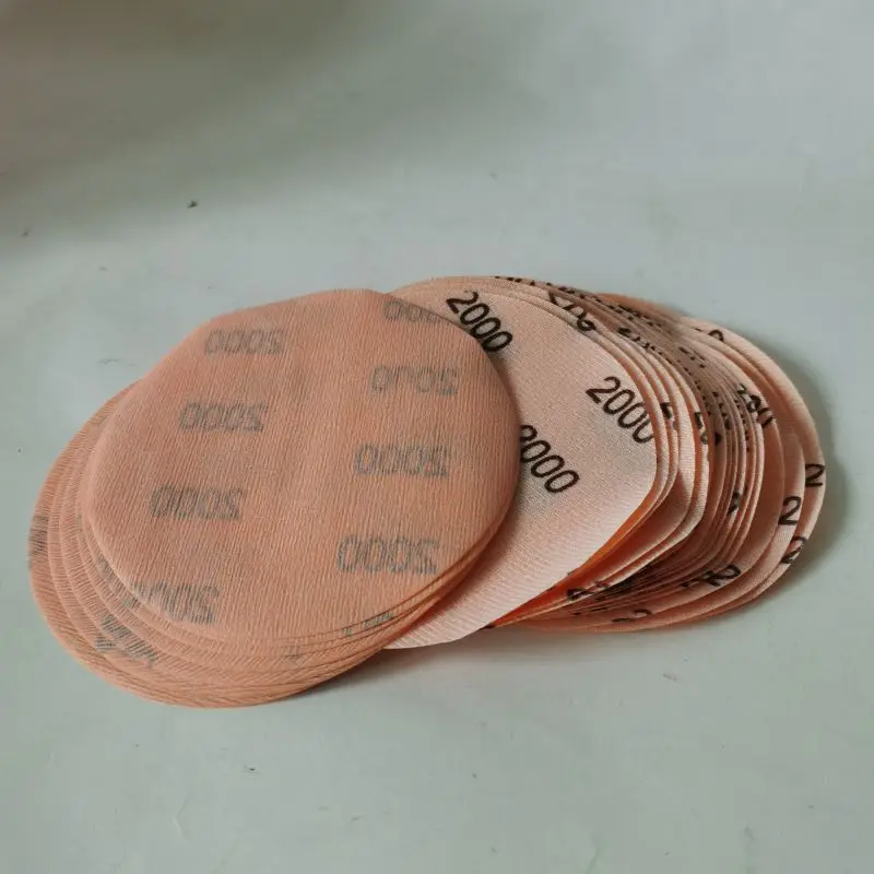 5inch 125mm Round Sanding Discs Grit 60-10000 Wet Dry Sandpaper Disk Flocking Sand paper Silicon Carbide For Polishing wood car