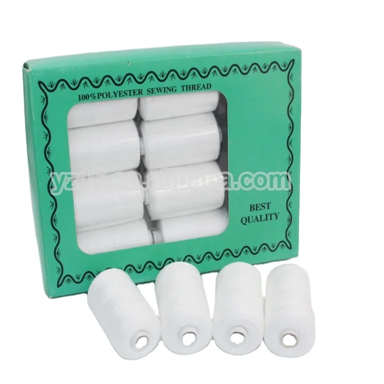 good price  factory-direct 500 yard best selling China  yiwu 40 2 100% polyester garments sewing thread