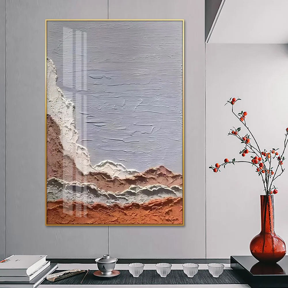 Guanjun Still Life Paintings And Wall Arts Leather Home Decor Luxury Crystal Porcelain Painting For Living Room