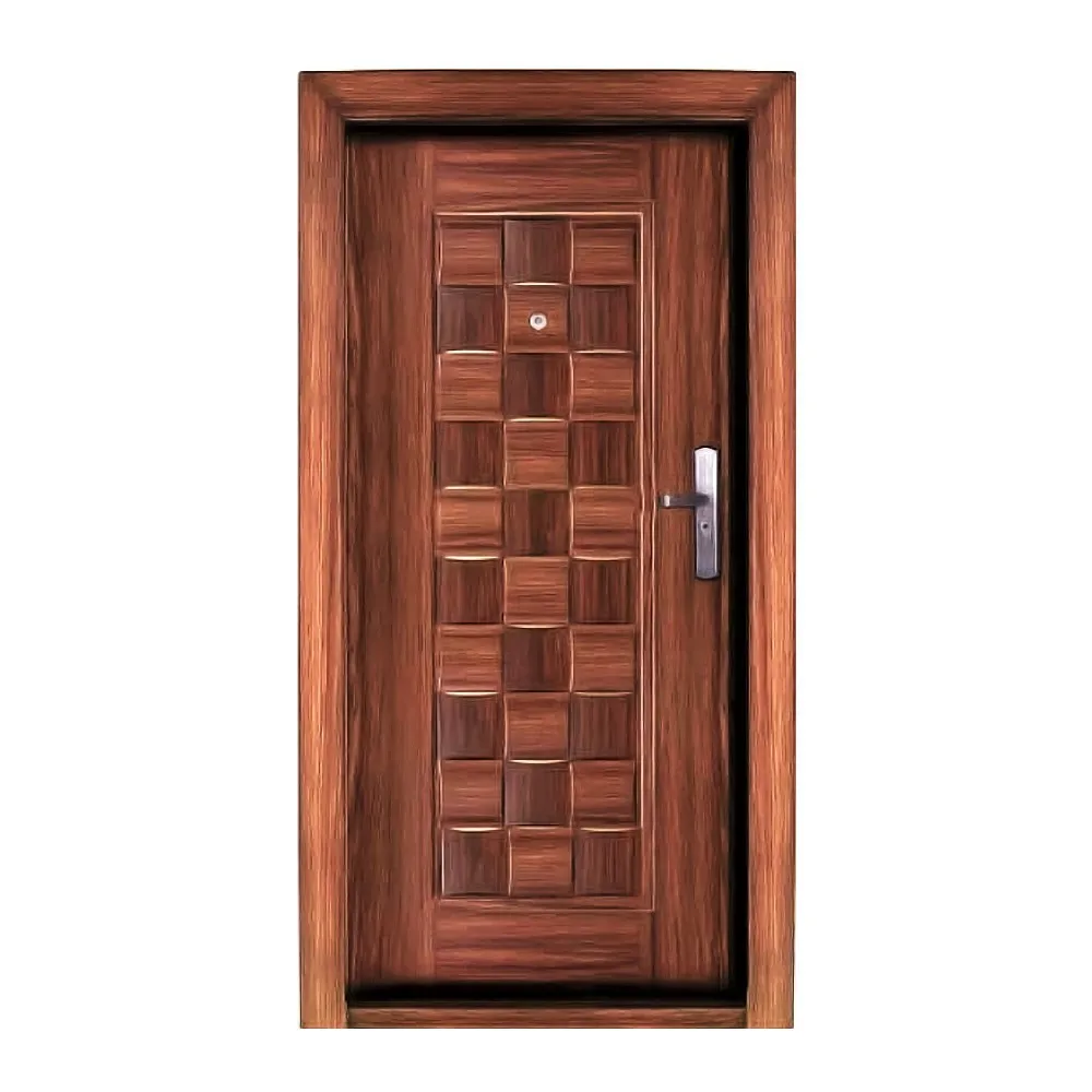 PPD Customized Exterior Main Gate Door Designs Front Iron Entry Doors Entrance Security Steel Door For House
