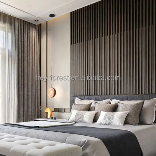 3D Wall Panels Wood MDF DIY 3D Wall Decor Panel Hotel Office Interior Decor PVC Panels for Wall Decoration