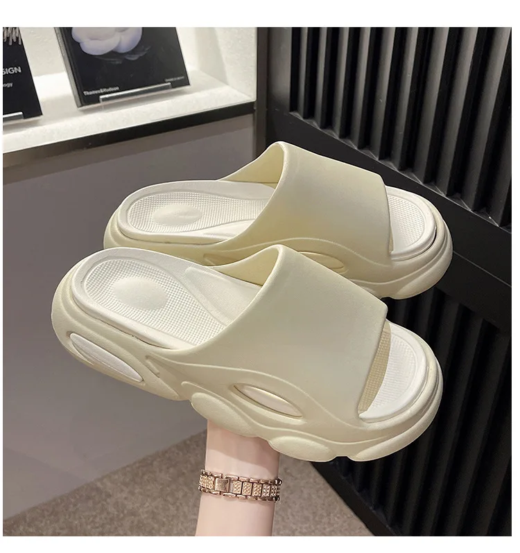 Large size slippers custom men EVA slides sports casual fashion breathable men beach sandals