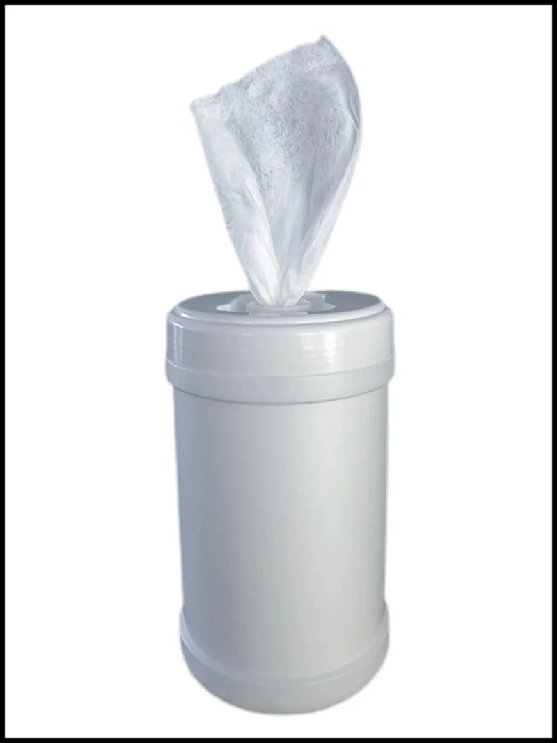 
Use wholesale drum dry towels to wrap lace nonwoven rolls for dry wipes in cans for home offices and outdoors 