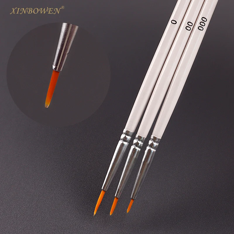 Художественные принадлежности Xinbowen № 0/00/000 ручка-Крючок для пейнтбола pincel arte подходит художников