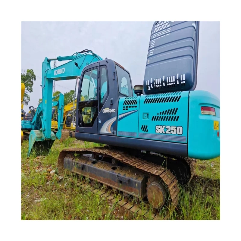 Secondhand SK250 original 25ton excavator High quality kobelco sk 250 large heavy equipment excavators