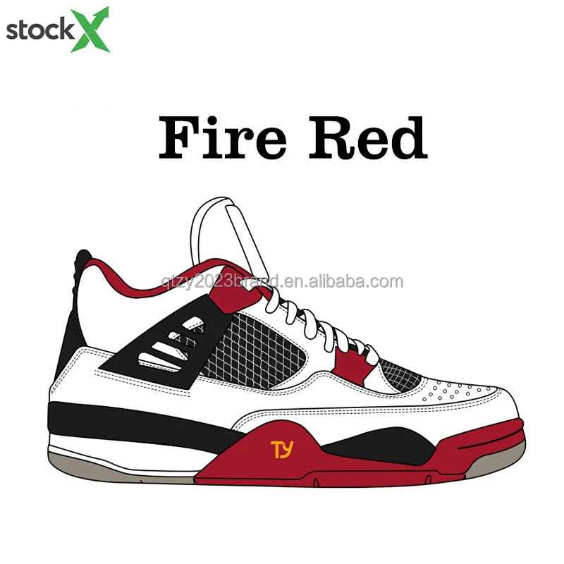 2024 High Quality Red Thunder Sneakers 4 Basketball Style Shoes University Blue Men Sports Black Cats 1 BasketballShoes Casual
