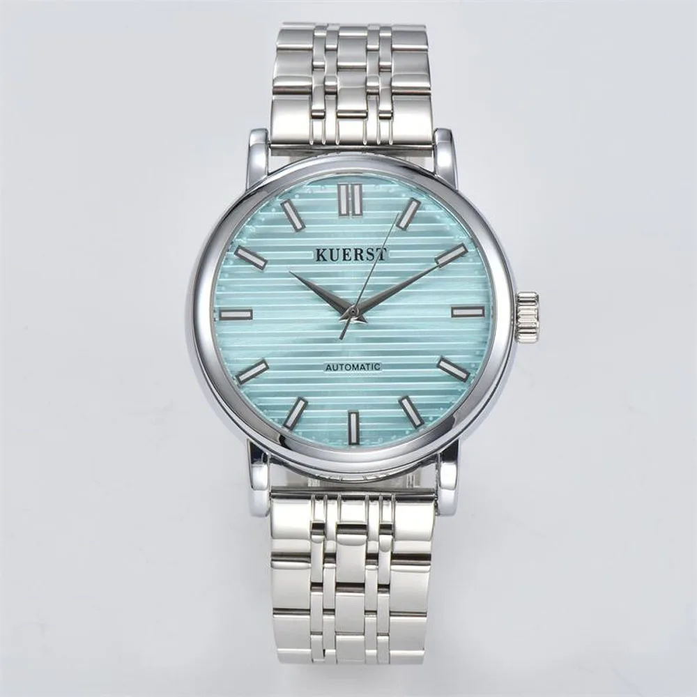 Роскошные золотые и серебряные из нержавеющей стали тонкие наручные часы механическое движение водонепроницаемые автоматические