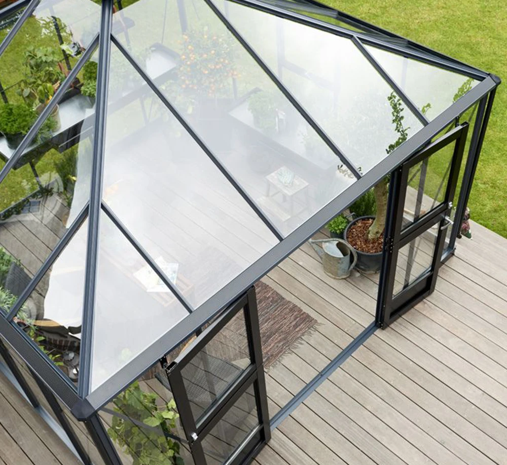 China factory luxury tempered glass four seasons aluminium freestanding sun room