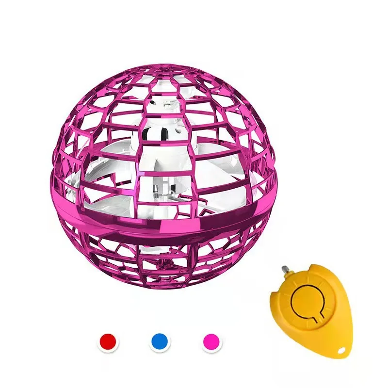 Flying Ball Boomerang Flyorb Magic With LED Lights Drone Hover Ball Fly Nova Orb Flying Spinner Fidget Toys Children Family Gift