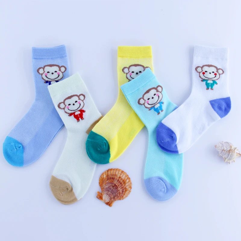 
Wholesale custom design children cute kids socks school teenager boy socks jacquard kids cartoon socks 
