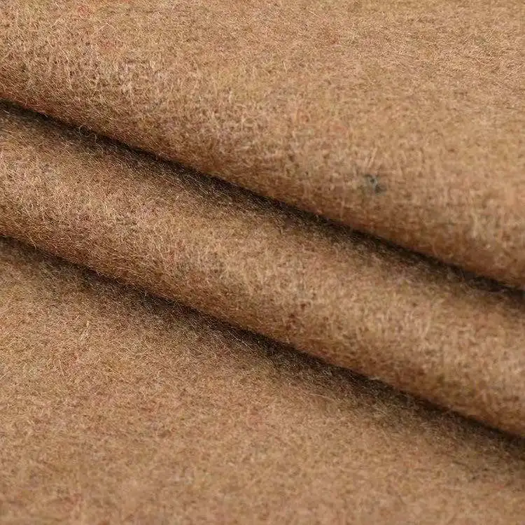 wholesale price new style high quality woven wool/polyester  600GSM melton fabric