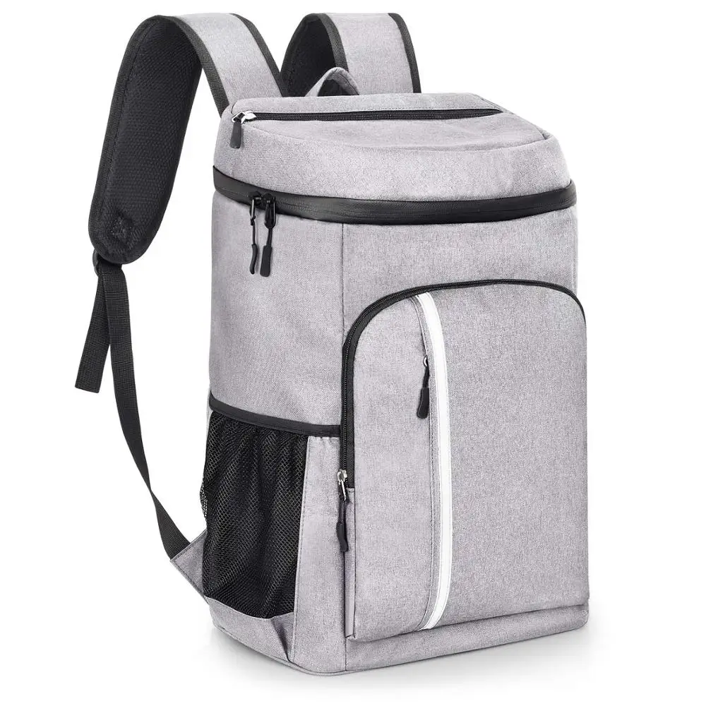 Insulated Cooler Food Delivery Backpack Leakproof Light Lunch Box Picnic Backpack With Cooler Compartment For Men Women