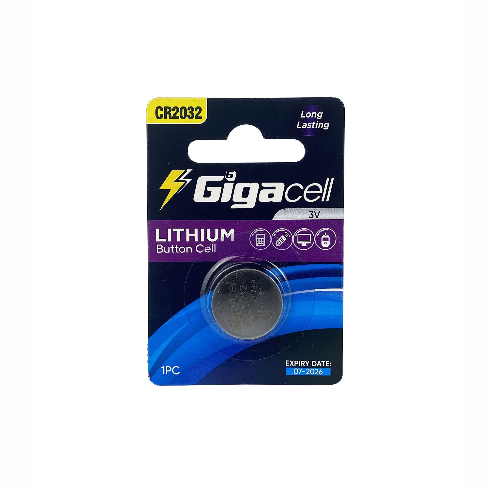 3.0V Lithium Button Cells Batteries CR2032 blister Pack