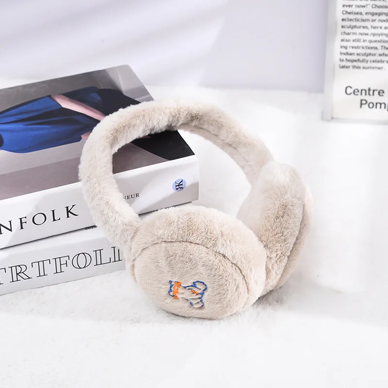 Winter Plush Earphone Wireless Headphone With Classic Color Soft Earmuff Headsets