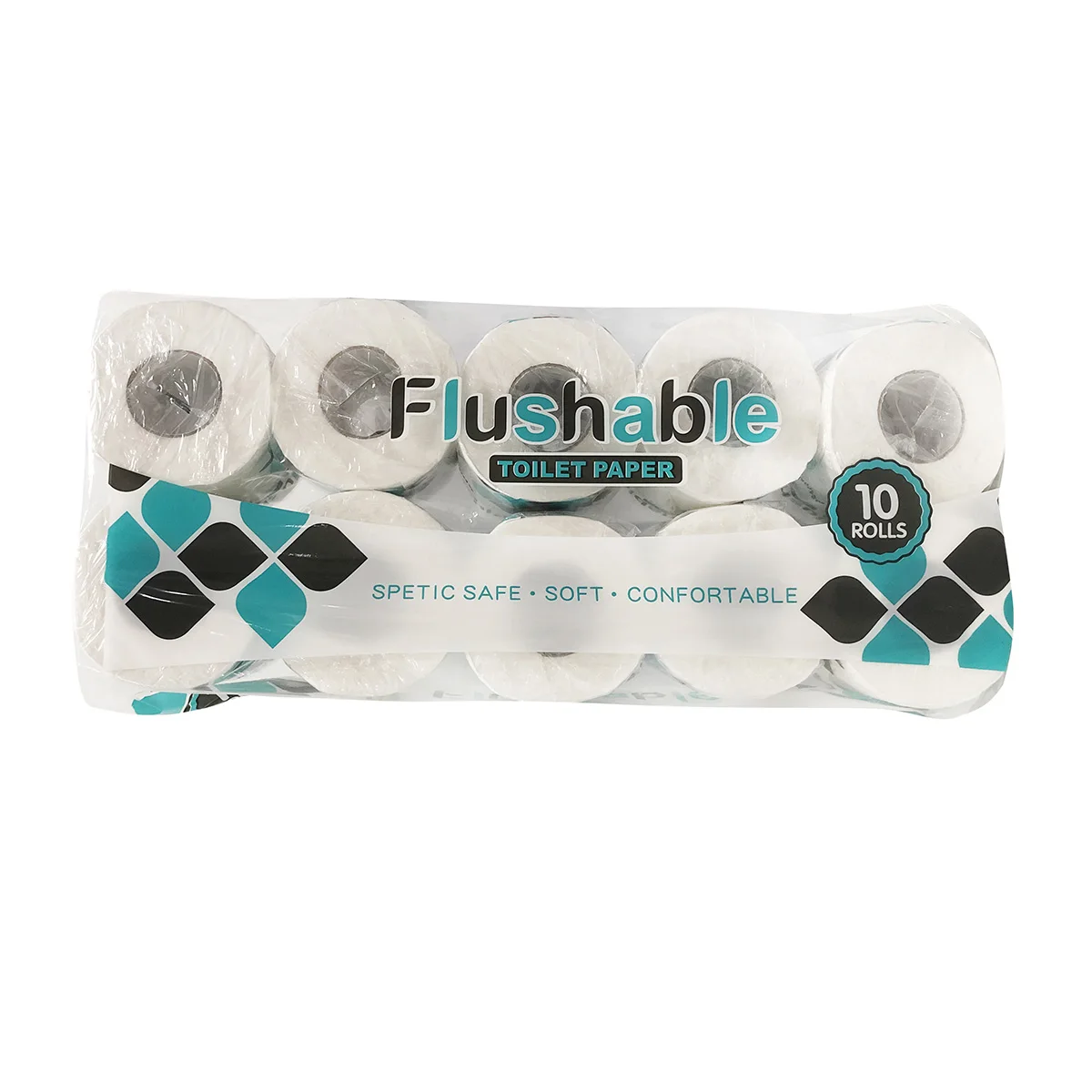 Factory Directly Toilet Paper Roll Customized 10 Rolls 3ply Fluhable Toilet Tissue Ulive Wholesale White Virgin Wood Pulp 30000