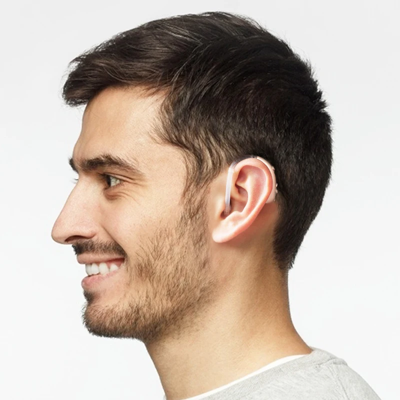 Cheap Price 13 Battery Powered Analog BTE Sound Amplifier Hearing Aid for Hearing Loss